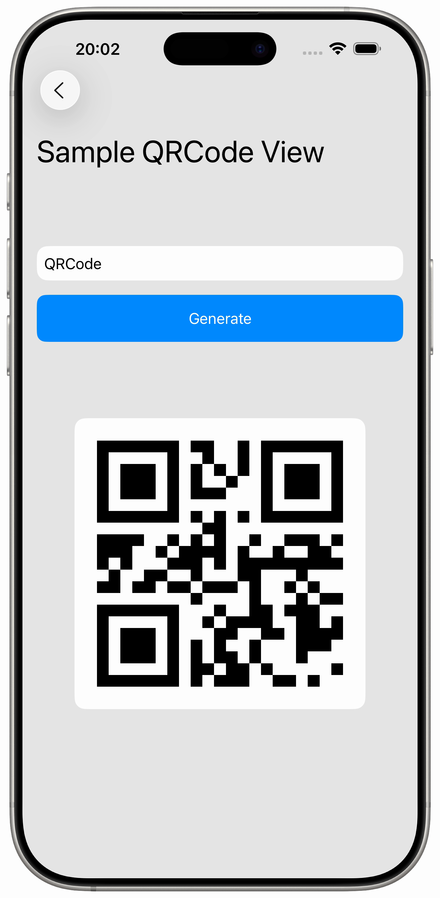 SwiftUI QR Code Generation